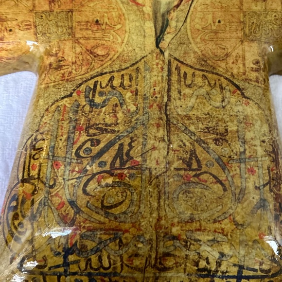 Ceramic Talisman shirt in mustard and gold - Picture 7 of 10